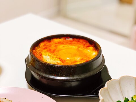 ダシダで簡単★ アサリ抜きの純豆腐チゲ